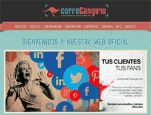 Tablet Screenshot of correcanguro.com.ar